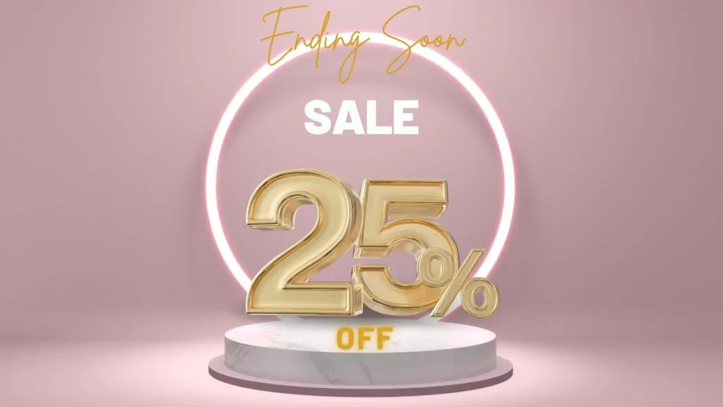 25% off Sale